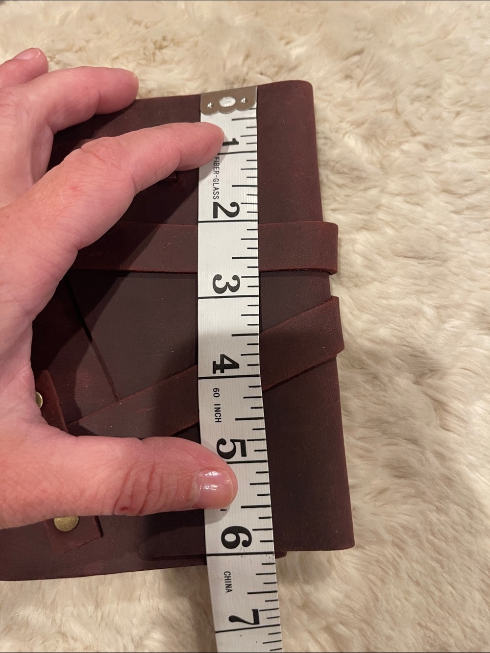 New Portland leather goods Merlot journal - Picture 3 of 5